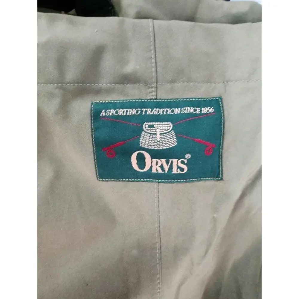 Men’s Orvis Green Bootfoot Fishing Bib Waders Suspenders Neoprene Boots Size M